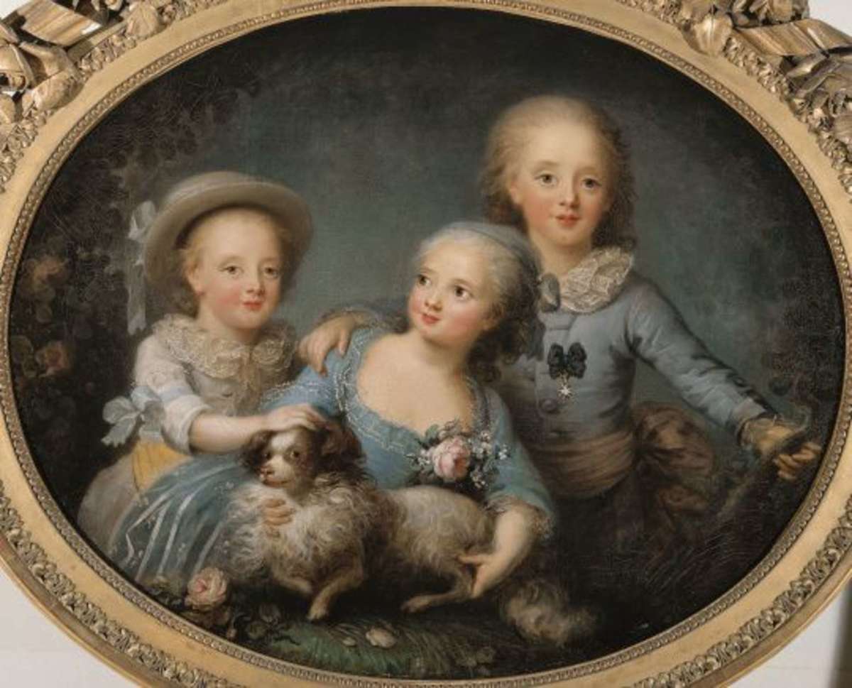 Enfants comte d'Artois Château Versailles CROYAN