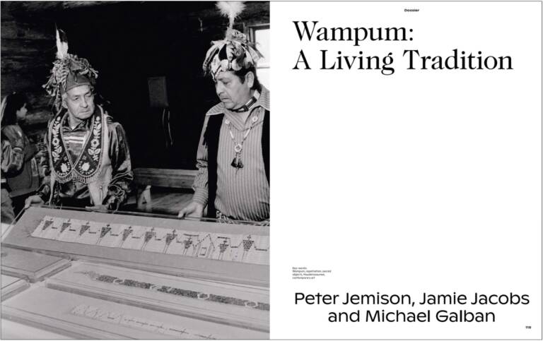 Le wampum, une tradition vivante de Peter JEMISON, Jamie JACOBS et Michael GALBAN