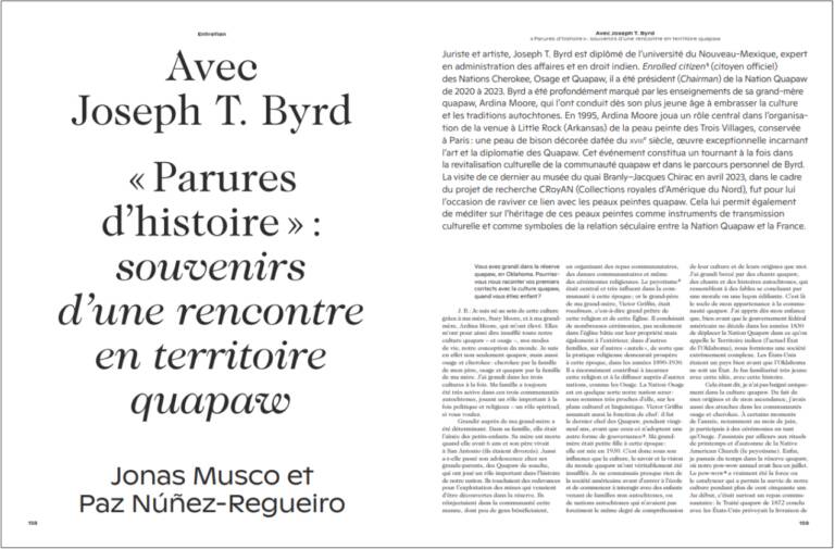 Entretien avec Nicole O’Bomsawin. Le wampum et la culture abénakise, entre passé et présent de Nicole O'BOMSAWIN, Clémence FORT, Paz NÚÑEZ-REGUEIRO, Nikolaus STOLLE et Leandro VARISON