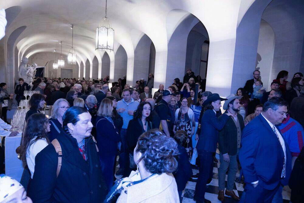 Vernissage de l'exposition « 1725. Des alliés amériendiens à la cours de Louis XV» à Versailles
