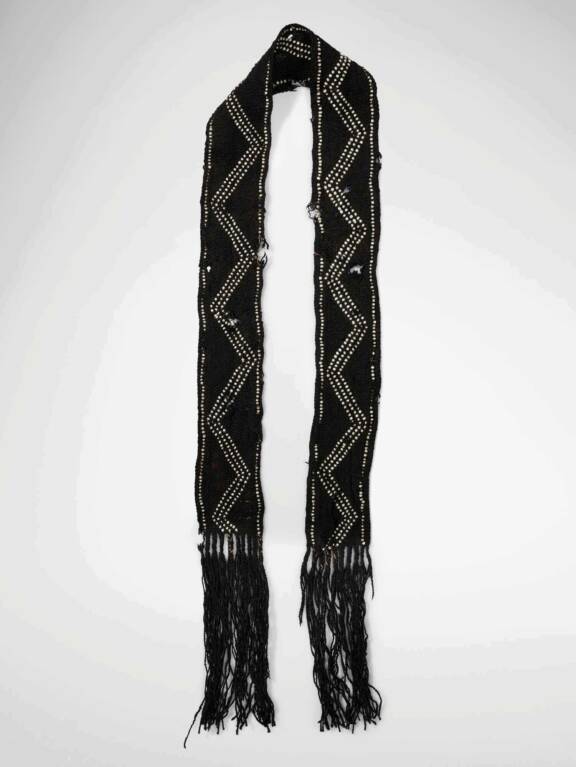 Bison wool belt (71.1909.19.4 Am D) © musée du quai Branly - Jacques Chirac, photo Pauline Guyon