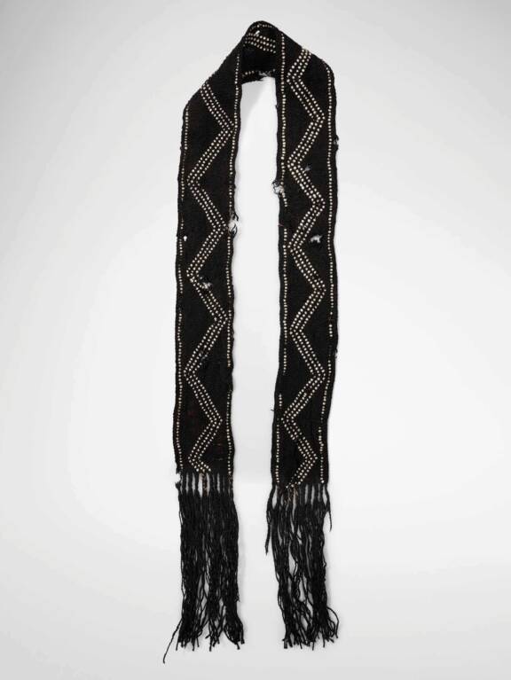 Ceinture en laine de bison (71.1909.19.4 Am D) © musée du quai Branly - Jacques Chirac, photo Pauline Guyon