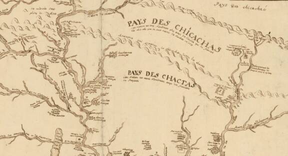 Croyan - Carte de la Province de la Loüisiane autrefois le Missisipy (c.1740)  Jean-François-Benjamin Dumont de Montigny