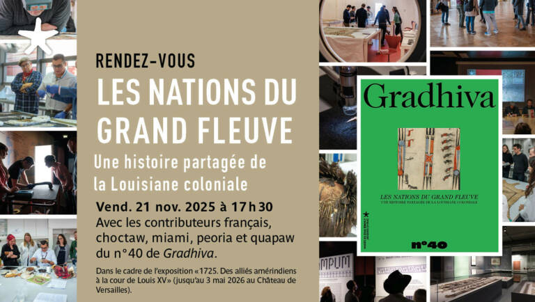 affiche de l'expsoition « Wampum : perles de diplomatie » au musée McCord Stewart Montréal (2023-2024)